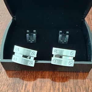 Silver color Cufflinks